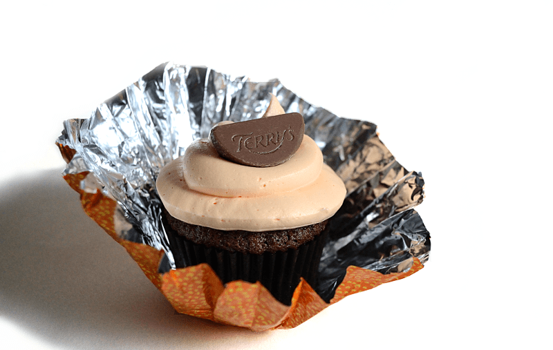 Terry's Chocolate Orange Inspired Cupcake Recipe