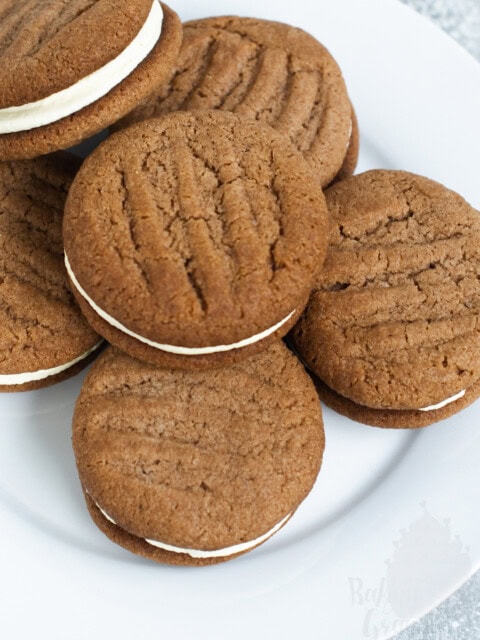 Hungarian chocolate biscuit cookies.