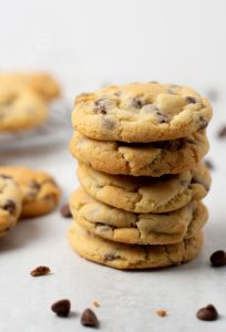 Chocolate Chip cookies recipe from Baking with Granny. UK recipe for classic cookies, easy and simple to make.